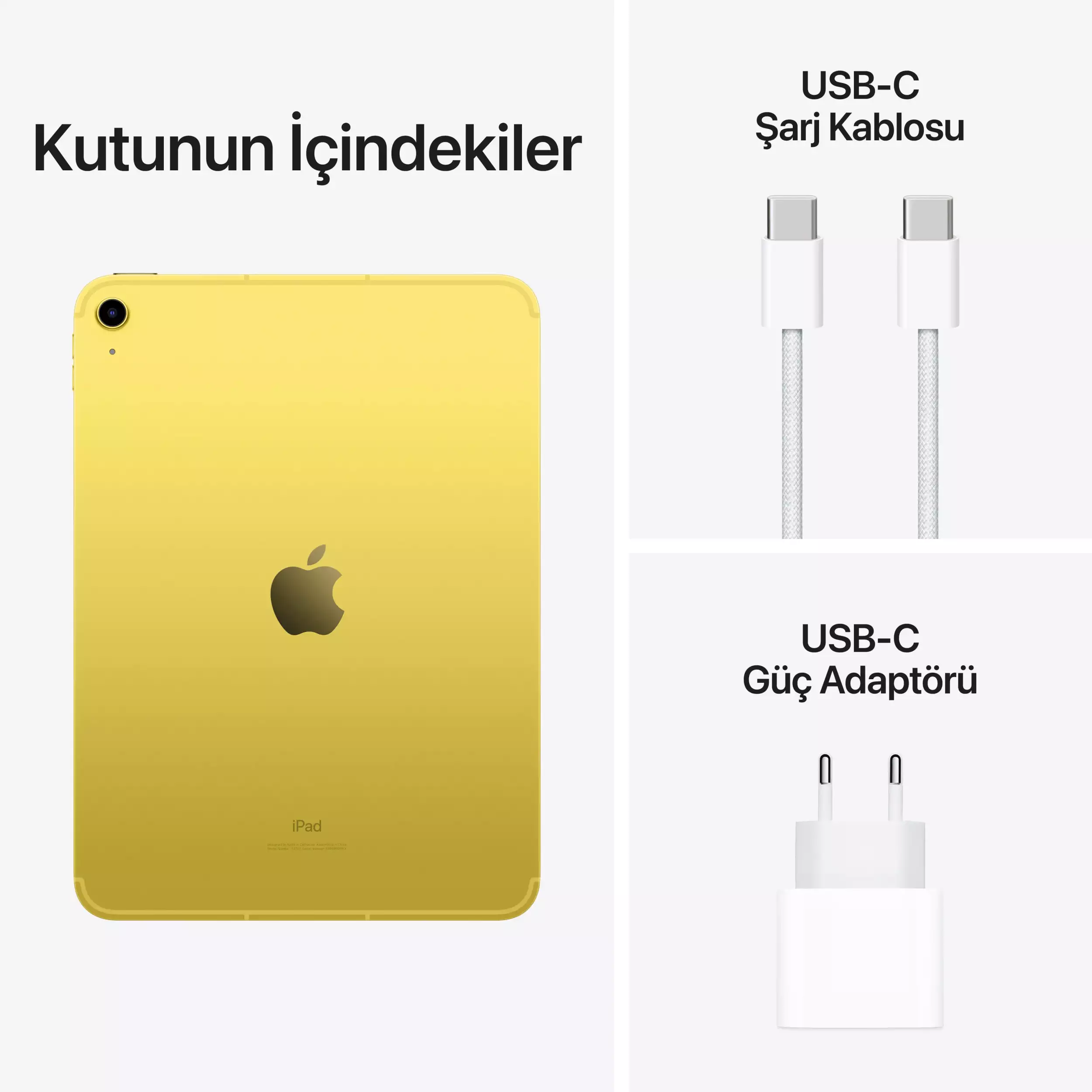 iPad 10.9 inç Wi-Fi + Cellular 64GB Sarı MQ6L3TU/A 9 iPad 10.9 inç Wi-Fi + Cellular 64GB Sarı MQ6L3TU/A -8