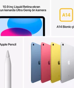 iPad 10.9 inç Wi-Fi 64GB Pembe MCMC4TU/A 13 iPad 10.9 inç Wi-Fi 64GB Pembe MPQ33TU/A -5