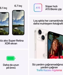 iPhone 14 128GB Yıldız Işığı MPUR3TU/A -8