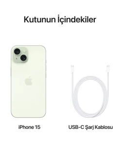 iPhone 15 128GB Yeşil MTP53TU/A -9