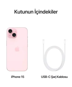 iPhone 15 256GB Pembe MTP73TU/A -9