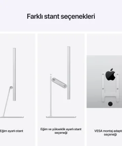 Studio Display Nano-Texture Cam Eğim ve Yükseklik Ayarlı Stand MMYV3TU/A -9