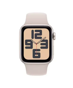 Apple Watch SE GPS + Cellular 40mm Yıldız Işığı Alüminyum Kasa Yıldız Işığı Spor Kordon S/M MRFX3TU/A -1