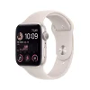 Apple Watch SE GPS 44mm Yıldız Işığı Alüminyum Kasa ve Yıldız Işığı Spor Kordon MNJX3TU/A -7