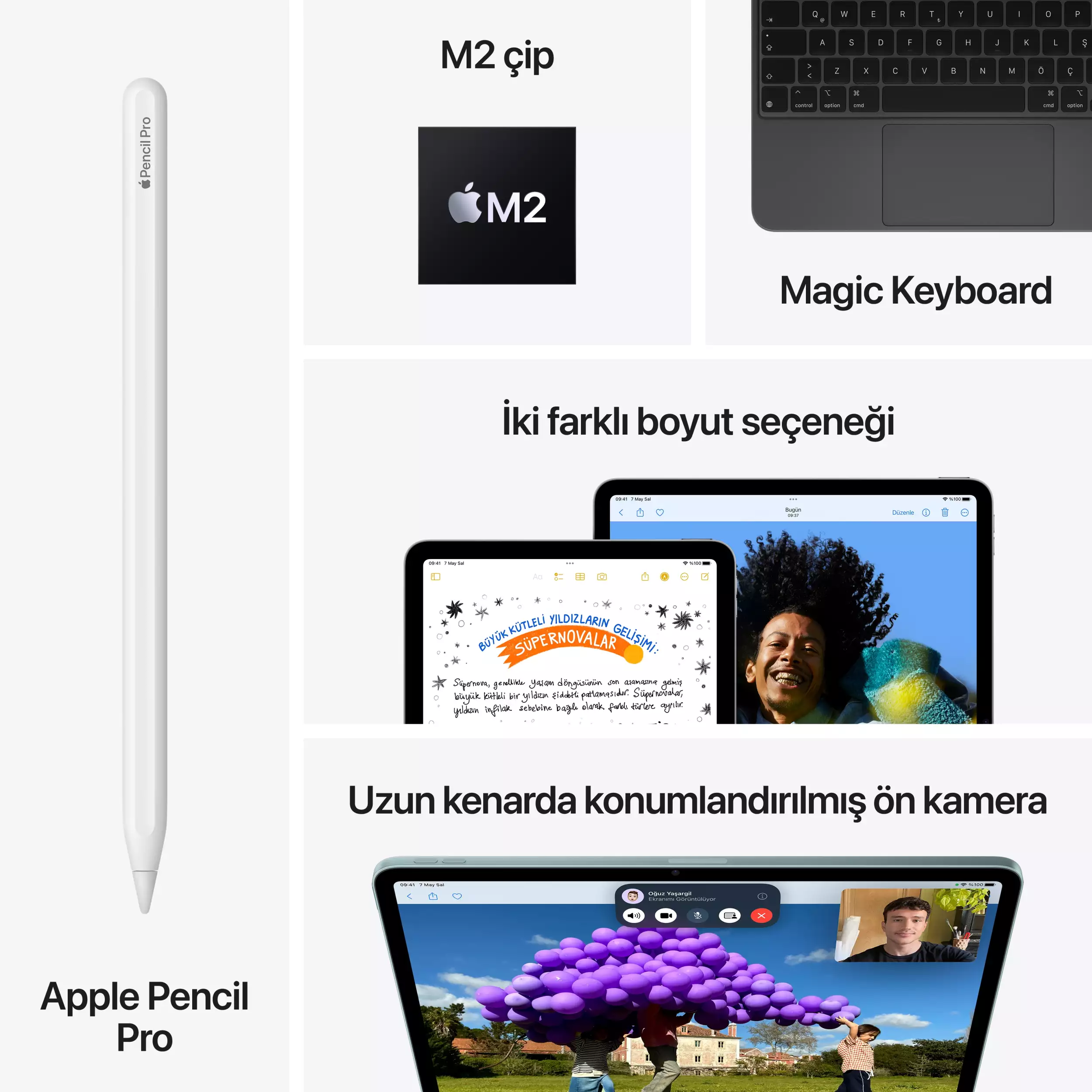 iPad Air 13 inç Wi-Fi + Cellular 1TB Yıldız Işığı MV763TU/A 10 iPad Air 13 inç Wi-Fi + Cellular 1TB Yıldız Işığı MV763TU/A -9