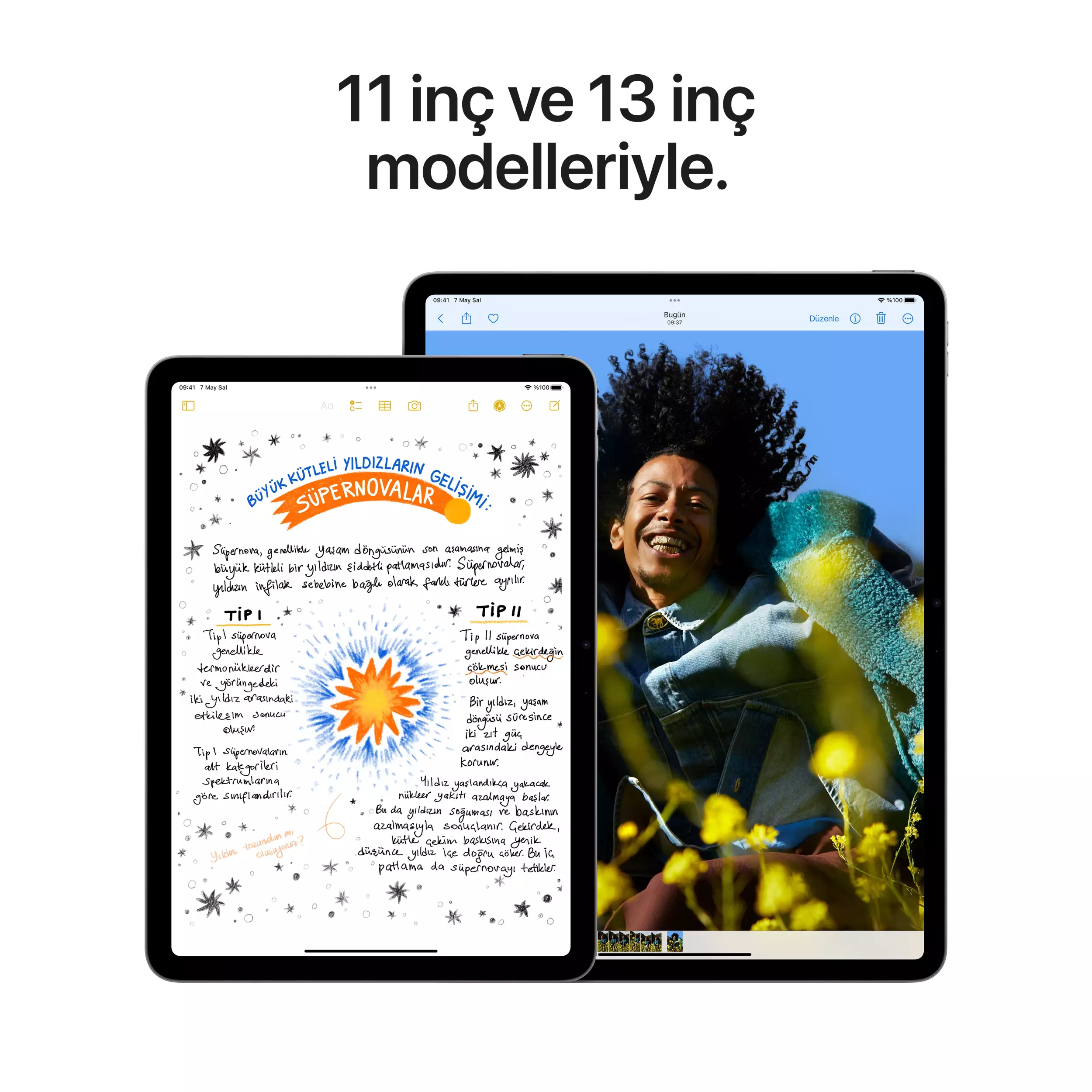 iPad Air 13 inç Wi-Fi 512GB Yıldız Işığı MV2L3TU/A 6 iPad Air 13 inç Wi-Fi 512GB Yıldız Işığı MV2L3TU/A -5