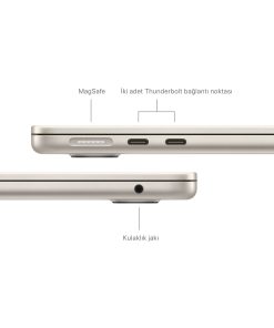 MacBook Air 13.6 inc M3 8CPU 10GPU 8GB 512GB Yıldız Işığı MRXU3TU/A -7