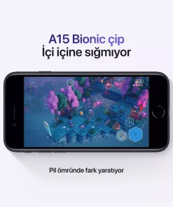 iPhone SE 128GB Gece Yarısı MMXJ3TU/A-İkinci El 8 iPhone SE 128GB Gece Yarısı MMXJ3TU/A-Teşhir -2