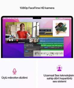 MacBook Air 13.6 inc M2 8CPU 10GPU 8GB 512GB Gece Yarısı MLY43TU/A -6