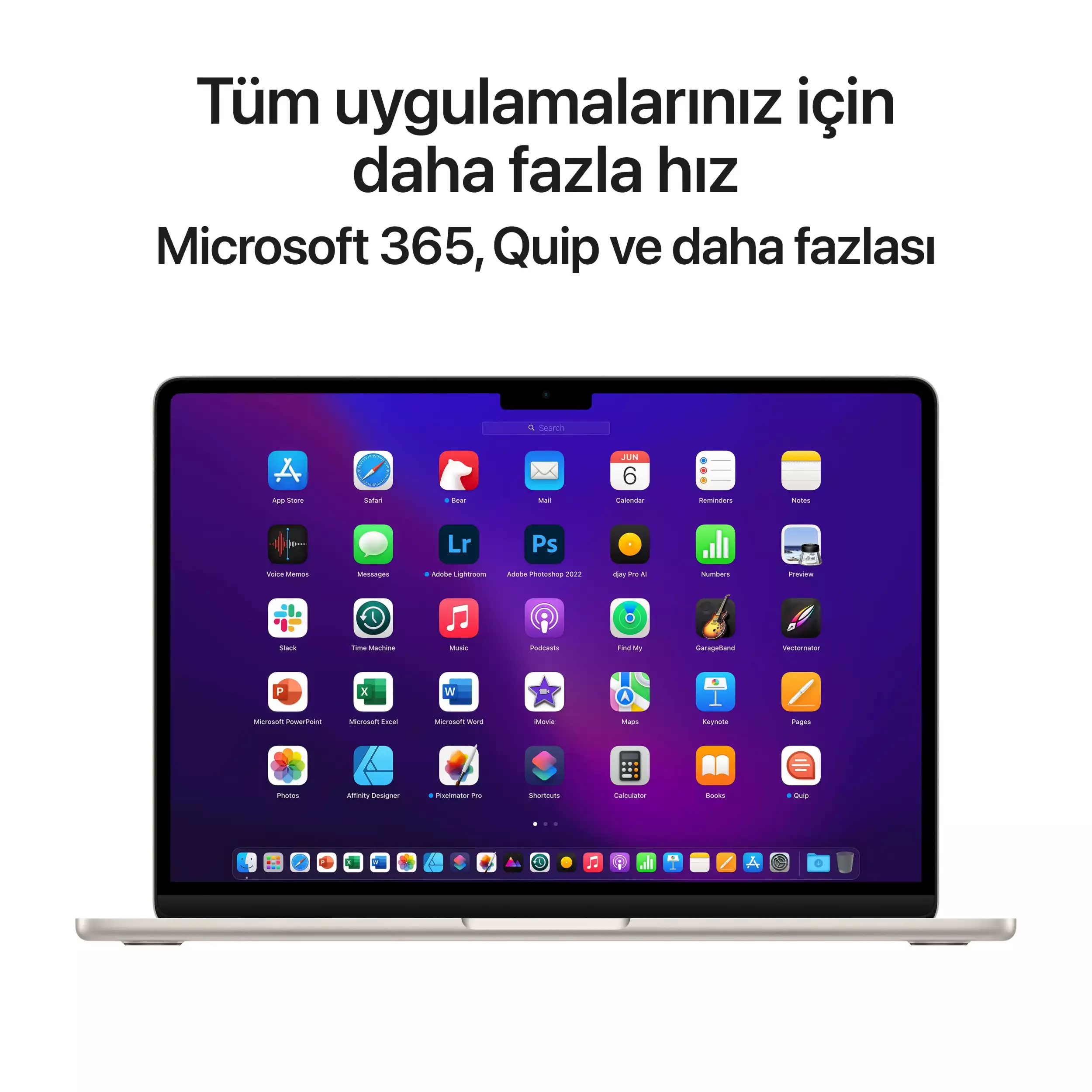 MacBook Air 13.6 inc M2 8CPU 8GPU 16GB 256GB Yıldız Işığı MC7W4TU/A 10 MacBook Air 13.6 inc M2 8CPU 10GPU 8GB 512GB Yıldız Işığı MLY23TU/A -10