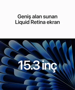 MacBook Air 15.3 inc M2 8CPU 10GPU 8GB 512GB Gece Yarısı MQKX3TU/A -5