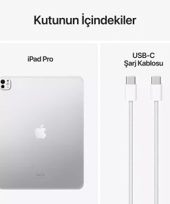 iPad Pro 11 inç WiFi 2TB Nano-texture Cam Gümüş MWR93TU/A -10