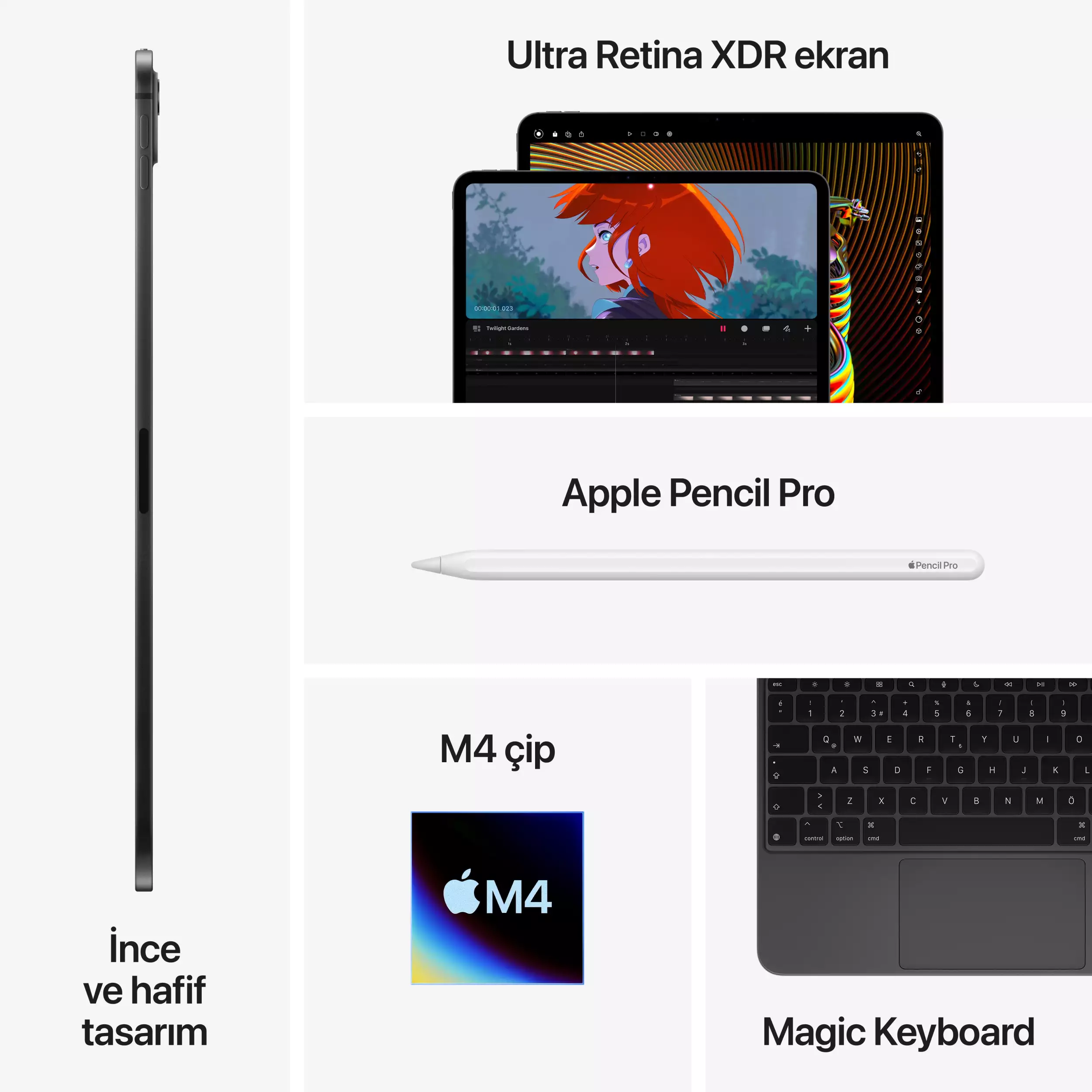 iPad Pro 11 inç WiFi 256GB Standart Cam Uzay Siyahı MVV83TU/A 10 iPad Pro 11 inç WiFi 256GB Standart Cam Uzay Siyahı MVV83TU/A -9