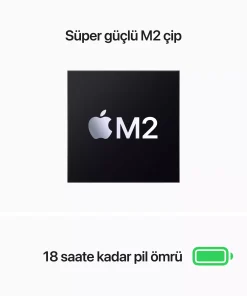 MacBook Air 13.6 inc M2 8CPU 10GPU 8GB 512GB Gece Yarısı MLY43TU/A -4