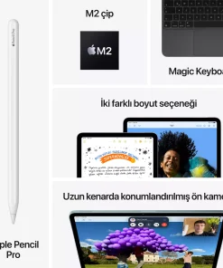iPad Air 11 inç Wi-Fi + Cellular 1TB Uzay Grisi MUXR3TU/A -9