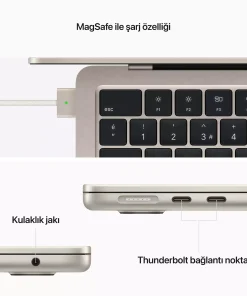 MacBook Air 13.6 inc M2 8CPU 8GPU 16GB 256GB Yıldız Işığı MC7W4TU/A 17 MacBook Air 13.6 inc M2 8CPU 10GPU 8GB 512GB Yıldız Işığı MLY23TU/A -7