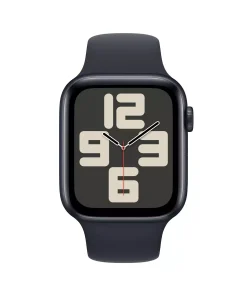 Apple Watch SE GPS + Cellular 44mm Gece Yarısı Alüminyum Kasa Gece Yarısı Spor Kordon S/M MRH53TU/A -1