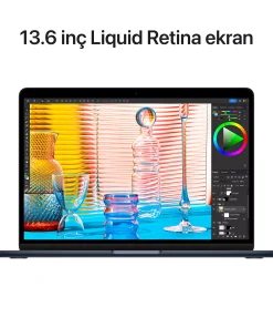 MacBook Air 13.6 inc M2 8CPU 10GPU 8GB 512GB Gece Yarısı MLY43TU/A -5