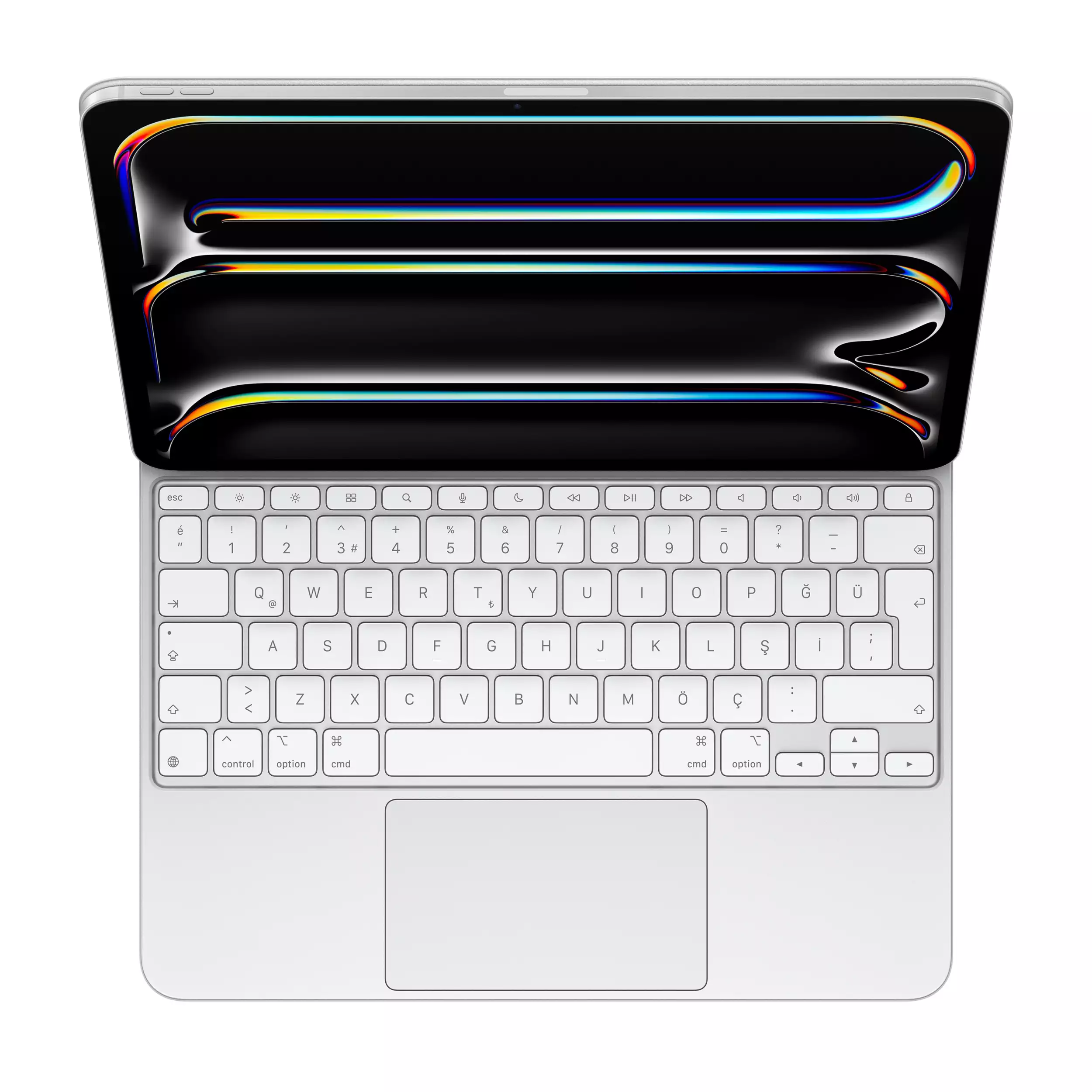 Magic Keyboard iPad Pro 13 inç (M5, M4) Türkçe Q Klavye Beyaz MWR43TQ/A 2 Magic Keyboard for iPad Pro 13‑inch (M4) - Türkçe-Q Beyaz MWR43TQ/A -2