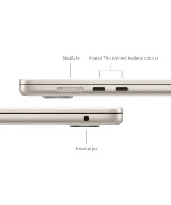 MacBook Air 15 inc M3 8CPU 10GPU 16GB 512GB Yıldız Işığı MXD33TU/A -6