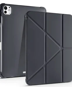 Zore iPad Pro 11 M4 Tri Folding Kılıf Siyah
