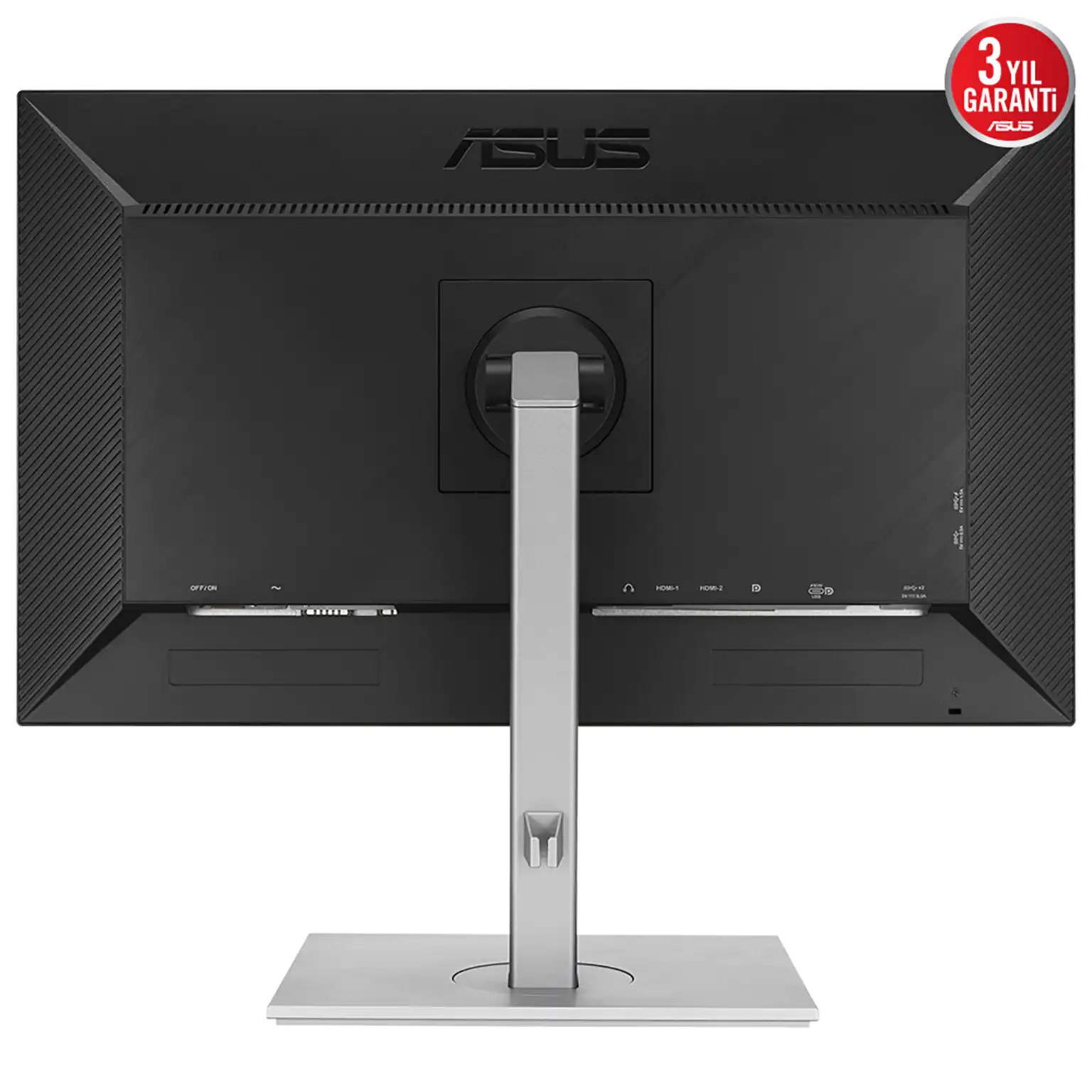 Asus ProArt PA278CGV 27 inç 144Hz 5ms 2K (2560x1440) IPS Pivot Monitör 3 Asus ProArt Arka Görünüm