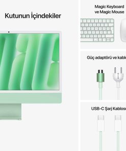iMac M4 Yeşil Kutu İçeriği