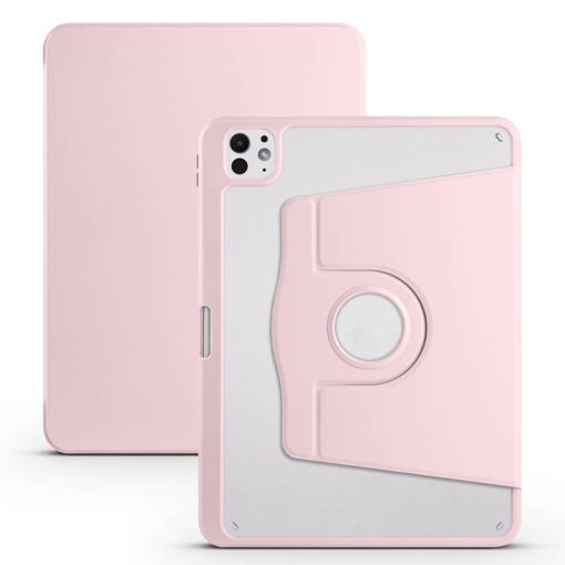 Zore iPad Pro 11 M4 Termik Sert Kılıf Pembe 8680436794449