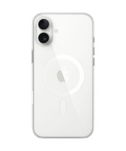iPhone 16 Plus MagSafe Özellikli Şeffaf Kılıf Beyaz MA7D4ZM/A