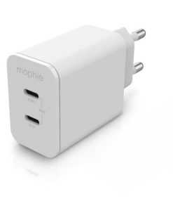 Mophie 45W 2xUSB-C Güç Adaptörü Beyaz 409909299
