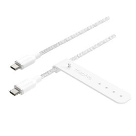 Mophie Charge Stream Güç Kablosu 60W USB-C to USB-C Beyaz 1M 409912826