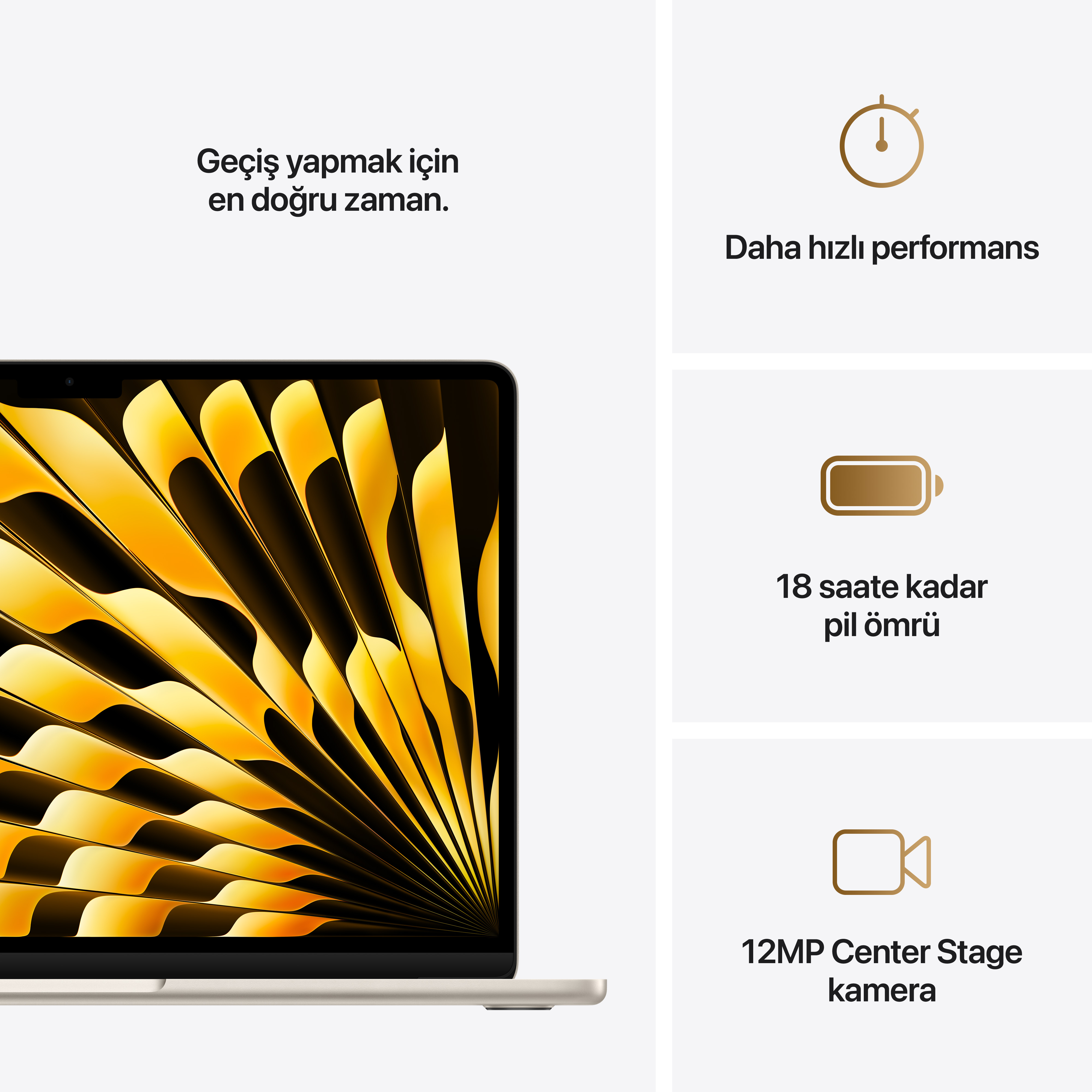 MacBook Air 13 M4 Yıldız Işığı Özellikleri