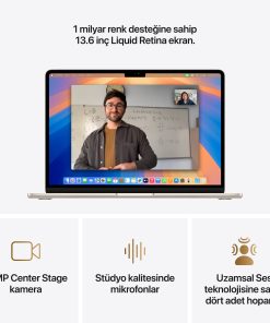 MacBook Air 13 inç M4 Ses ve Kamera Özellikleri