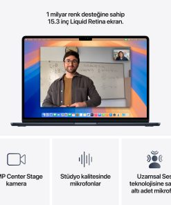 MacBook Air 15 M4 Gece Yıldızı Video ve Ses