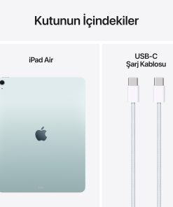 iPad Air 13 inç M3 Wİ-Fİ Mavi Kutu İçeriği