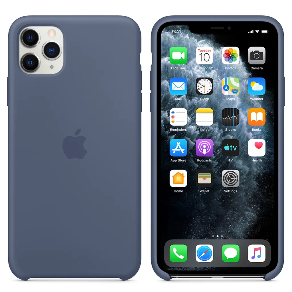 iPhone 11 Pro Max Silikon Kılıf Alaska Mavisi MX032ZM/A-Teşhir 2 iPhone 11 Pro Max Silikon Kılıf Alaska Mavisi MX032ZM/A