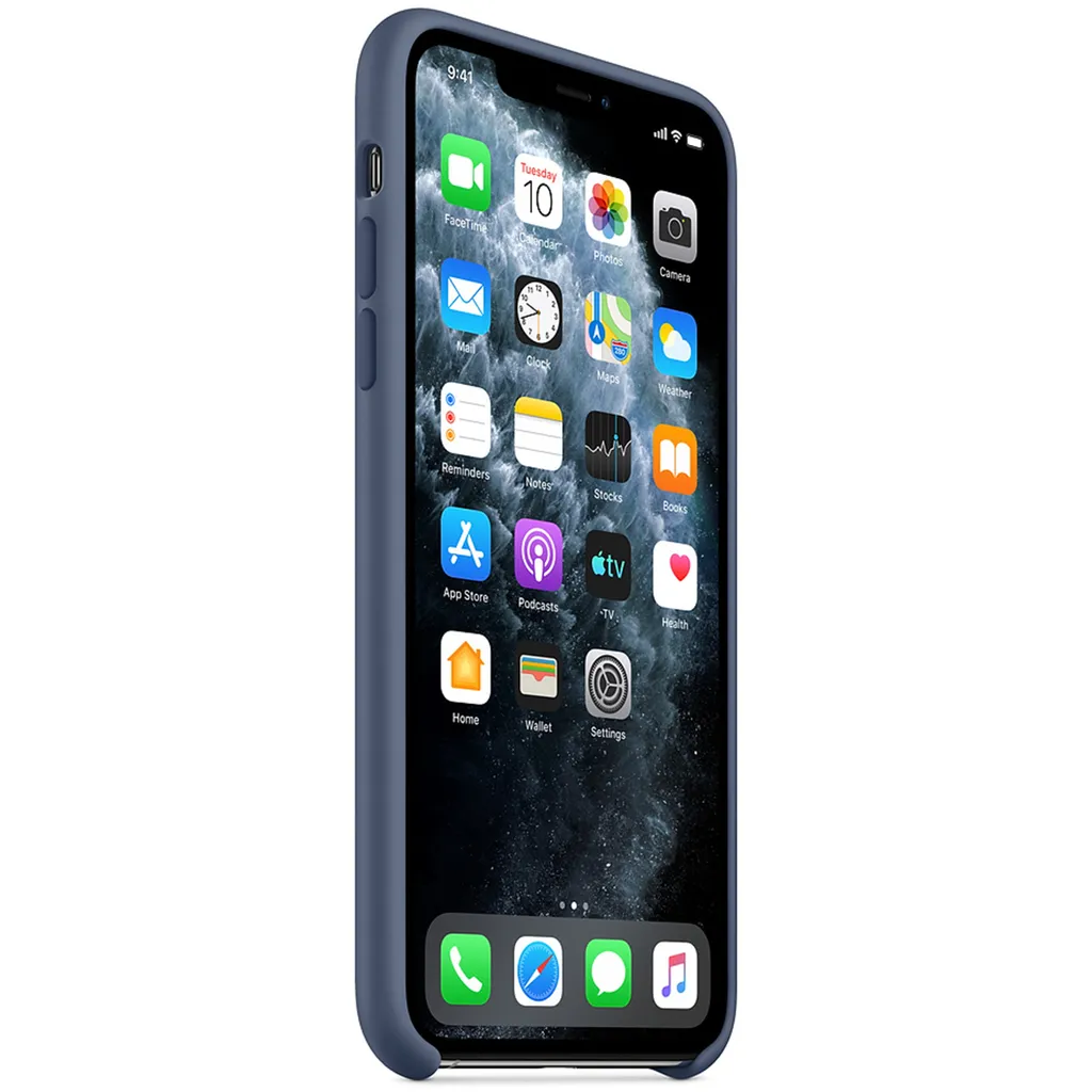iPhone 11 Pro Max Silikon Kılıf Alaska Mavisi MX032ZM/A-Teşhir 3 iPhone 11 Pro Max Silikon Kılıf Alaska Mavisi MX032ZM/A Ekran