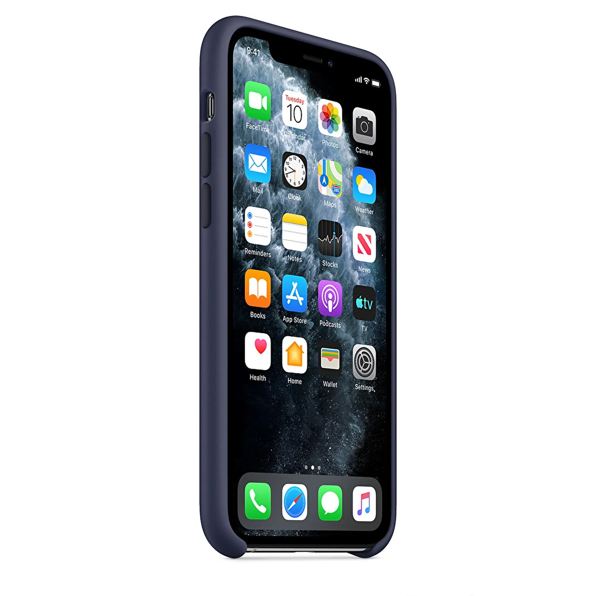 iPhone 11 Pro Silikon Kılıf Gece Mavisi MWYJ2ZM/A-Teşhir 3 iPhone 11 Pro Silikon Kılıf Gece Mavisi MWYJ2ZM/A Ekran