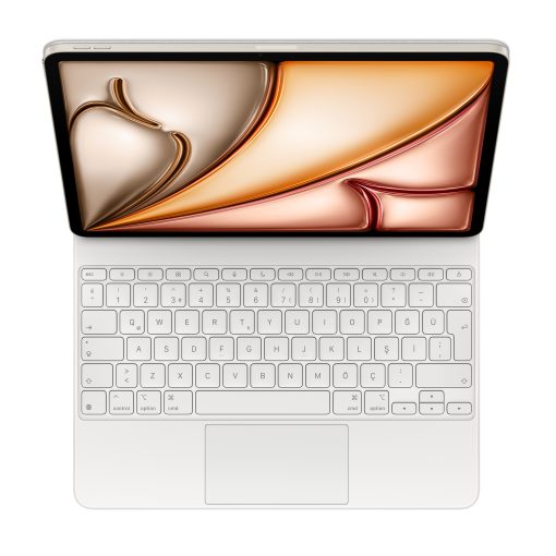 13 inç iPad Air (M3) için Magic Keyboard Türkçe Q Klavye Beyaz MDFW4TQ/A Klavye Görünümü
