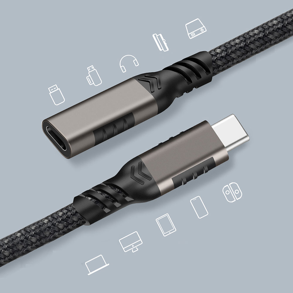 Qgeem Extension 100W 4K 1 Metre Type-C Uzatma Kablosu 6974393005857 Kullanım Alanları