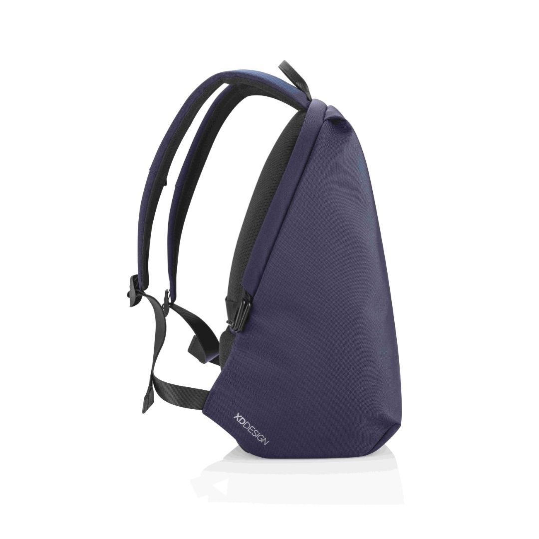 XD Design Bobby Soft Anti-Theft Lacivert Sırt Çantası P705.795 Yan Tasarım