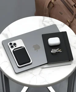 Bix TMW2 Manyetik Deri Cüzdan Siyah Apple Uyumluluk 8681820420234