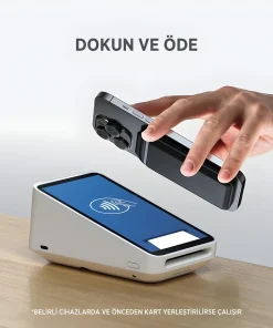 Bix TMW2 Manyetik Deri Cüzdan Siyah Dokun ve Öde 8681820420234