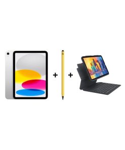 iPad Eğitim Seti 14 - iPad A16 Wi-Fi Gümüş, Zagg Pro Stylus 2 Sarı Kalem ve Zagg Pro Keys