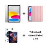 Edu Set 1 iPad A16 Gümüş, Zore Rose Gold Kılıf, Lito Ekran Koruyucu ve 1 Yıl Teknokask