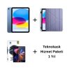 Edu Set 1 iPad A16 Mavi, Zore Mor Kılıf, Lito Ekran Koruyucu ve 1 Yıl Teknokask