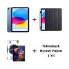 Edu Set 1 iPad A16 Mavi, Zore Siyah Kılıf, Lito Ekran Koruyucu ve 1 Yıl Teknokask