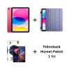 Edu Set 1 iPad A16 Pembe, Zore Mor Kılıf, Lito Ekran Koruyucu ve 1 Yıl Teknokask
