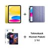 Edu Set 1 iPad A16 Sarı, Zore Mor Kılıf, Lito Ekran Koruyucu ve 1 Yıl Teknokask
