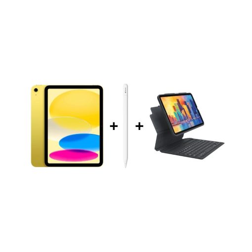 iPad Eğitim Seti 15 iPad A16 Sarı Apple Pencil USB-C Zagg Kılıf